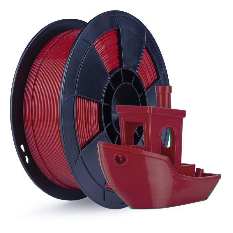 image représentant le filament Grossiste3D - fil 3d pla rouge scarlet