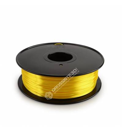 image représentant le filament Grossiste3D - filament 3d silk glossy jaune